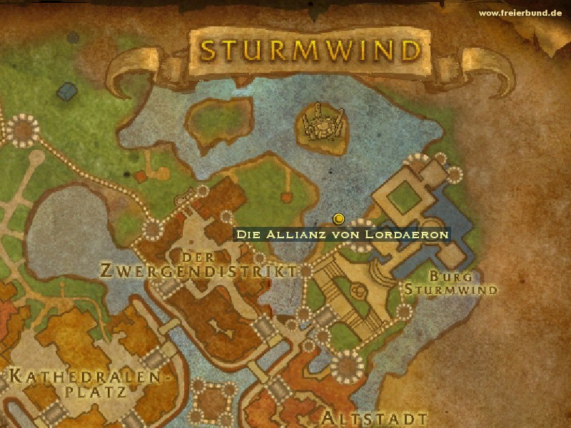 Die Allianz von Lordaeron (The Alliance of Lordaeron) Quest-Gegenstand WoW World of Warcraft 