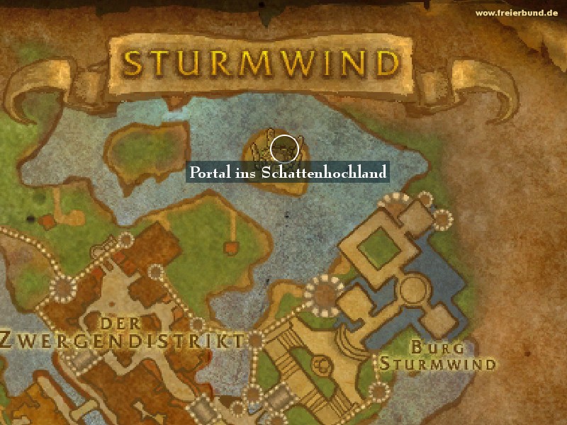Portal ins Schattenhochland - Landmark - Map & Guide - Freier Bund - World  of Warcraft