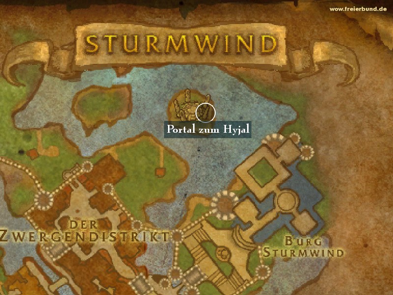 Portal zum Hyjal (Portal to Hyjal) Landmark WoW World of Warcraft 