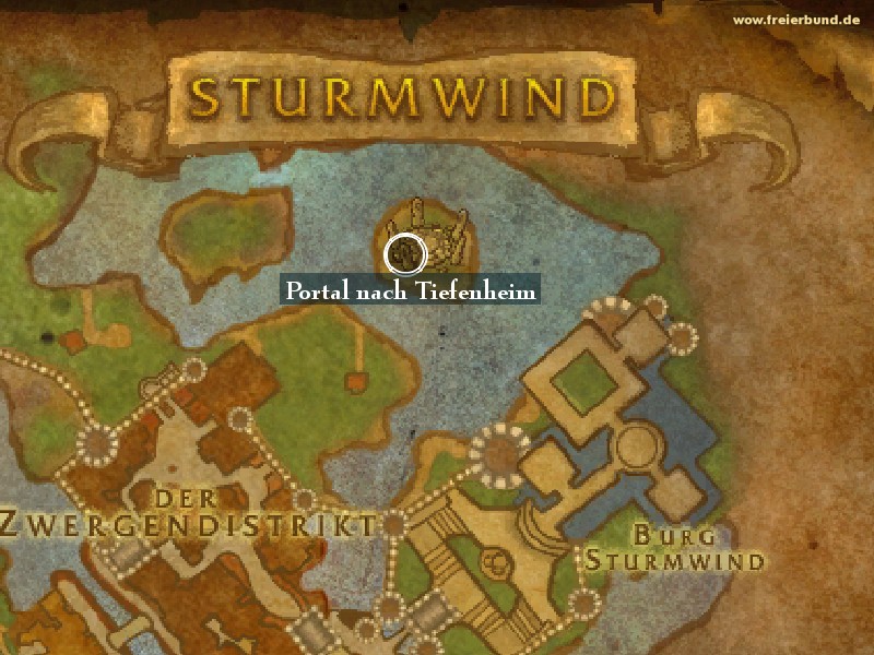 Portal nach Tiefenheim (Portal to Deepholm) Landmark WoW World of Warcraft 