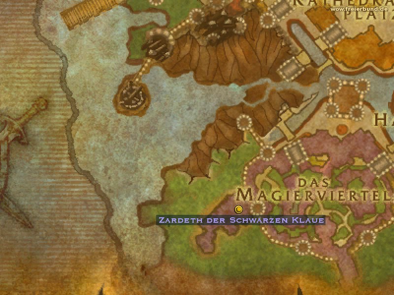 Zardeth der Schwarzen Klaue (Zardeth of the Black Claw) Quest NSC WoW World of Warcraft 
