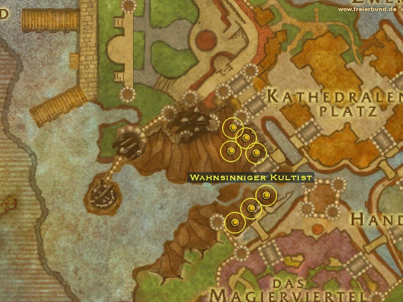 Wahnsinniger Kultist (Crazed Cultist) Monster WoW World of Warcraft 