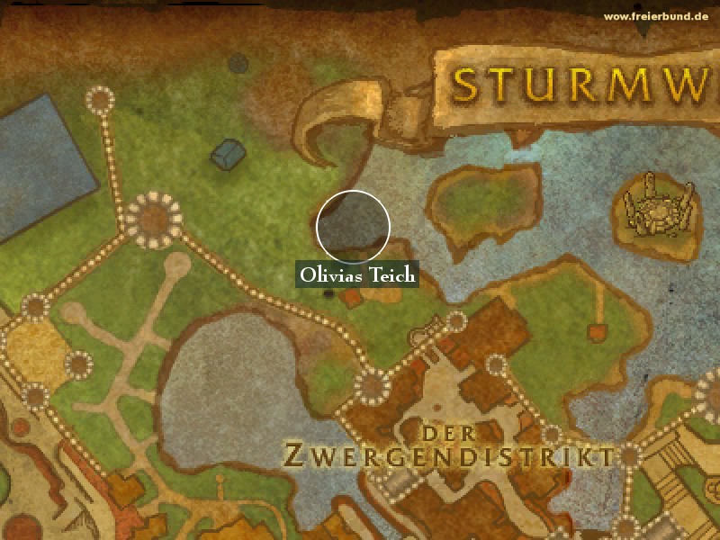 Olivias Teich (Olivias Pond) Landmark WoW World of Warcraft 