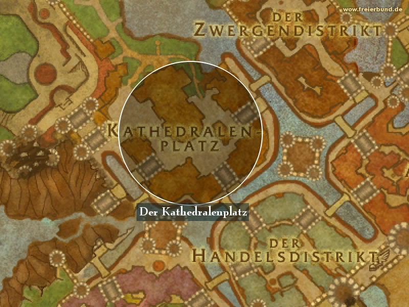 Der Kathedralenplatz (Cathedral Square) Landmark WoW World of Warcraft 