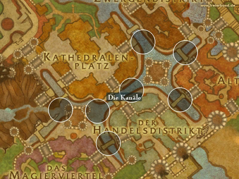 Die Kanäle (The Canals) Landmark WoW World of Warcraft 
