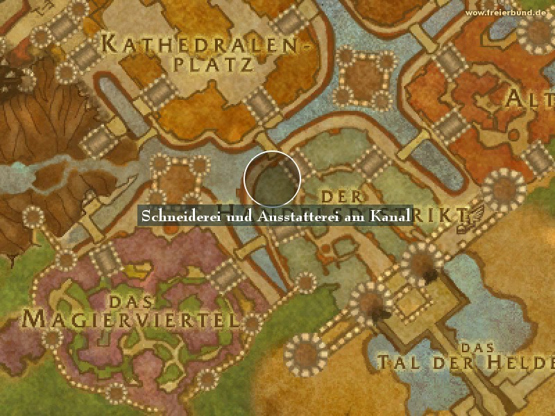 Schneiderei und Ausstatterei am Kanal (Canal Tailor and Fit Shop) Landmark WoW World of Warcraft 