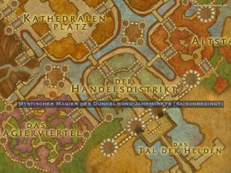 Mystischer Magier des Dunkelmond-Jahrmarkts (Saisonbedingt) (Darkmoon Faire Mystic Mage) Quest NSC WoW World of Warcraft 