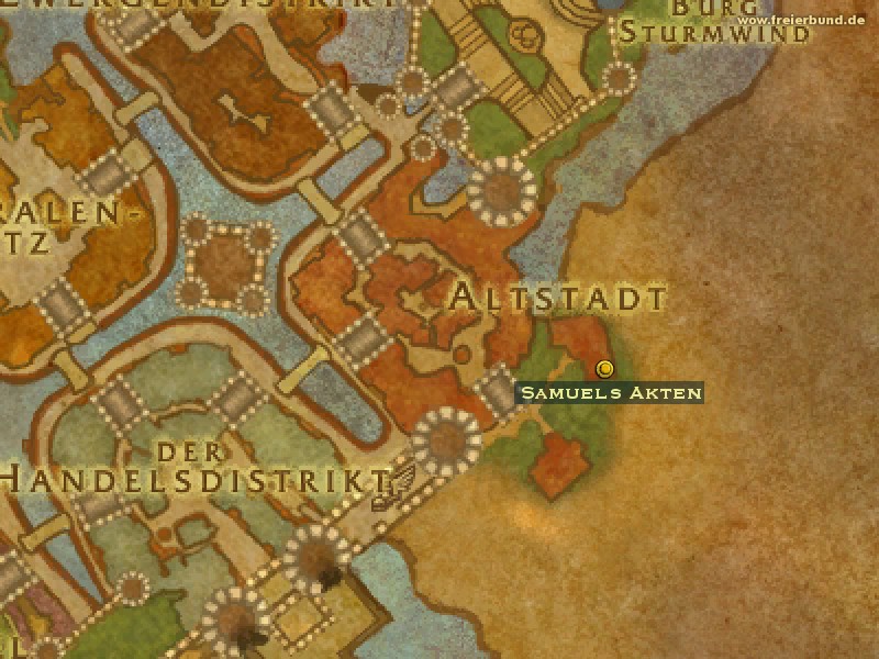 Samuels Akten (Samuelson's Papers) Quest-Gegenstand WoW World of Warcraft 