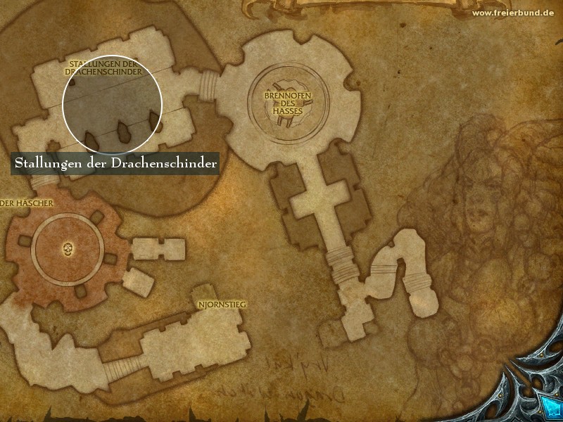 Stallungen der Drachenschinder (Dragonflyer Pens) Landmark WoW World of Warcraft 