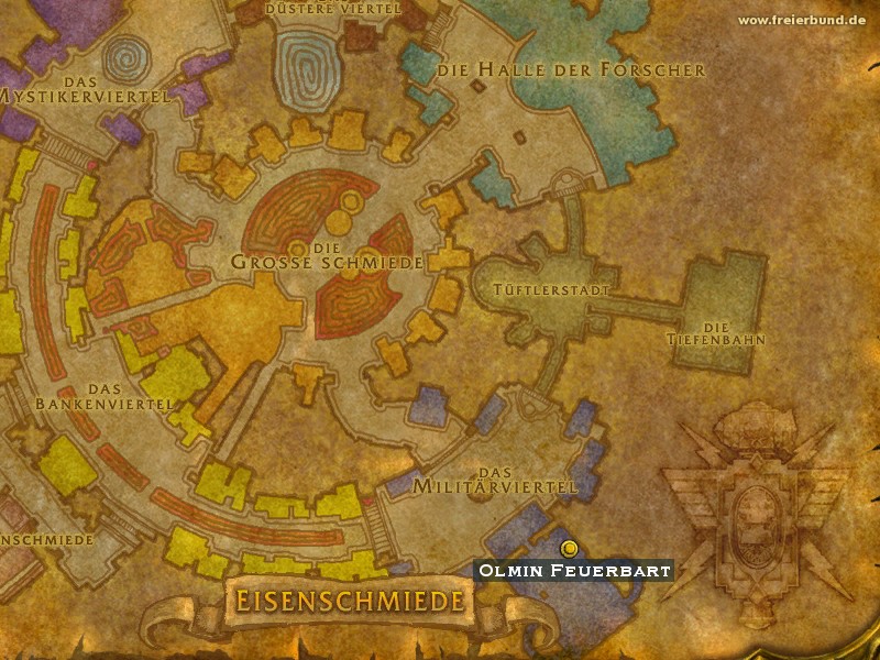 Olmin Feuerbart (Olmin Burningbeard) Trainer WoW World of Warcraft 