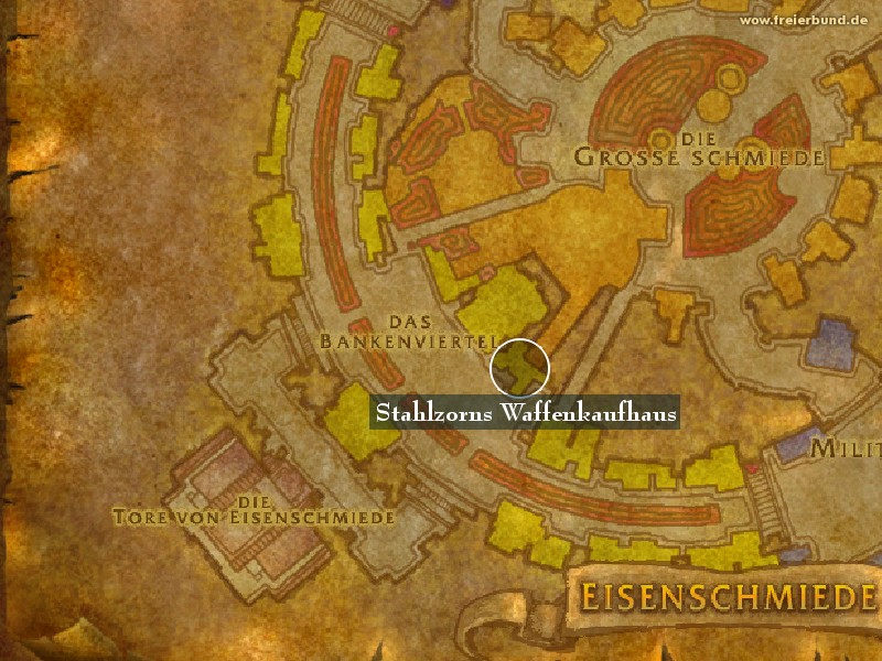 Stahlzorns Waffenkaufhaus (Steelfury's Weapon Emporium) Landmark WoW World of Warcraft 