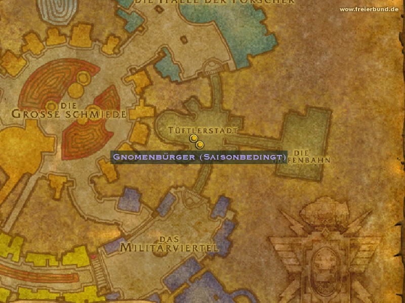 Gnomenbürger (Saisonbedingt) (Gnome Commoner) Quest NSC WoW World of Warcraft 