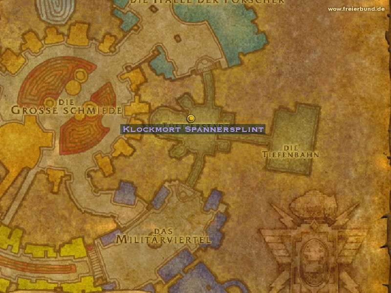 Klockmort Spannersplint (Klockmort Spannerspan) Quest NSC WoW World of Warcraft 