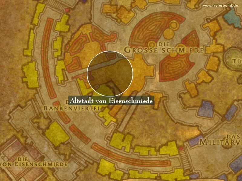 Altstadt von Eisenschmiede (Old Ironforge) Landmark WoW World of Warcraft 