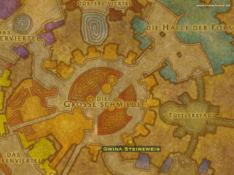 Gwina Steinzweig (Gwina Stonebranch) Händler/Handwerker WoW World of Warcraft 