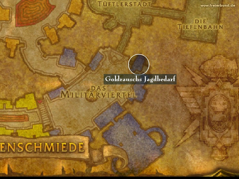 Goldrauschs Jagdbedarf (Goldfury's Hunting Supplies) Landmark WoW World of Warcraft 
