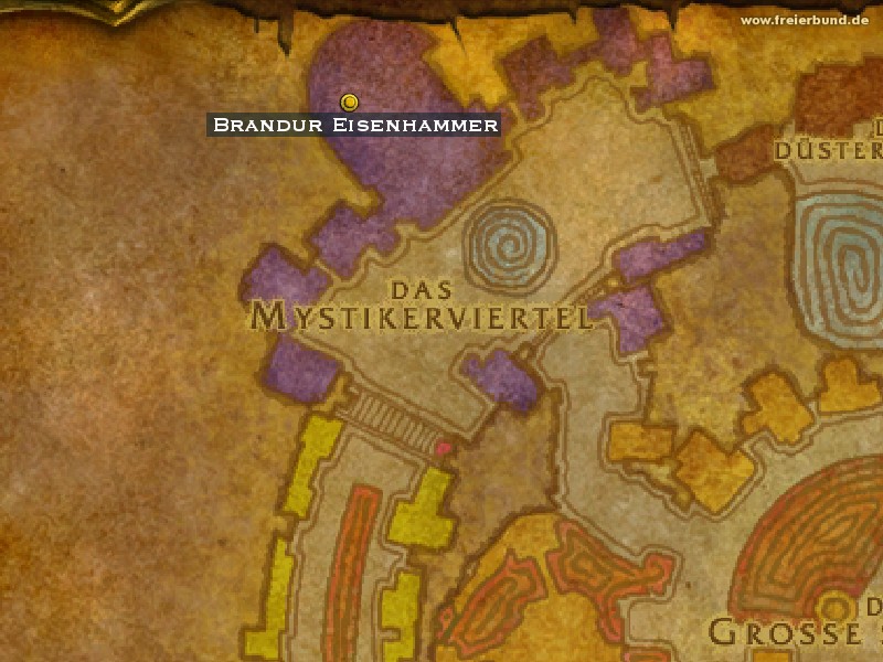 Brandur Eisenhammer (Brandur Ironhammer) Trainer WoW World of Warcraft 