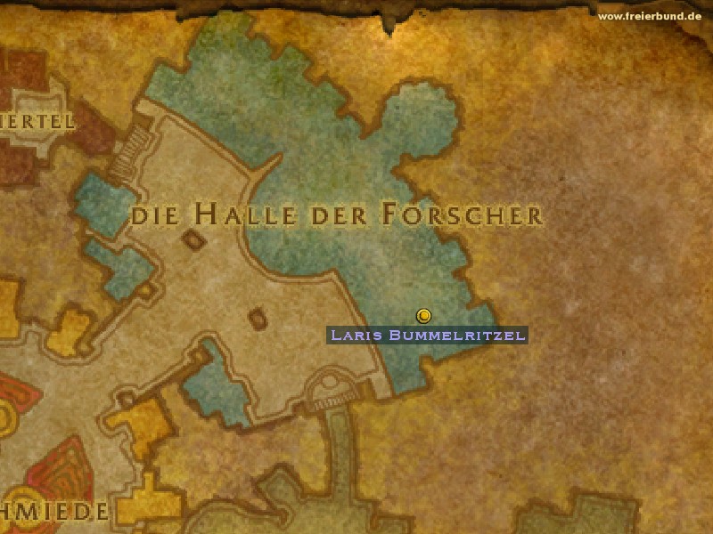 Laris Bummelritzel (Laris Geardawdle) Quest NSC WoW World of Warcraft 