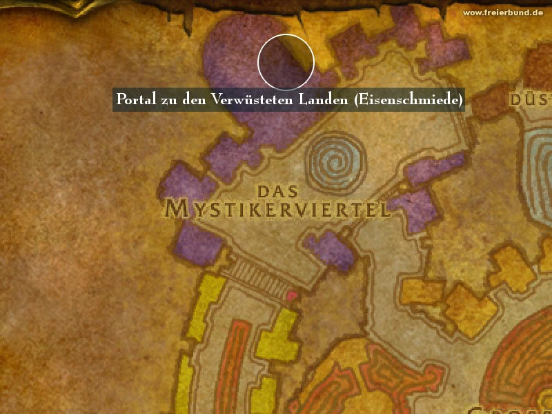 Portal zu den Verwüsteten Landen (Eisenschmiede) (Portal to Blasted Lands) Landmark WoW World of Warcraft 