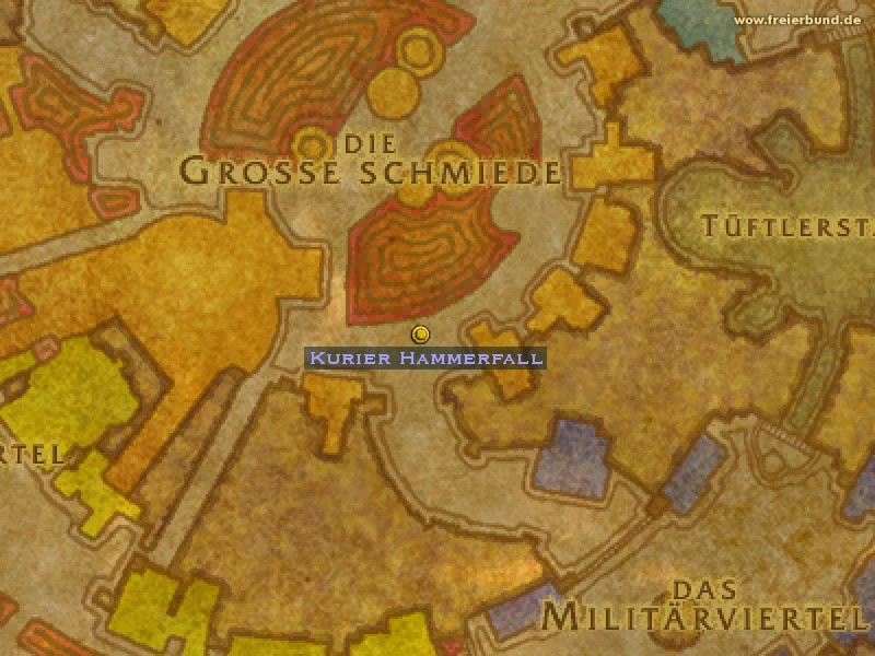 Kurier Hammerfall (Courier Hammerfall) Quest NSC WoW World of Warcraft 