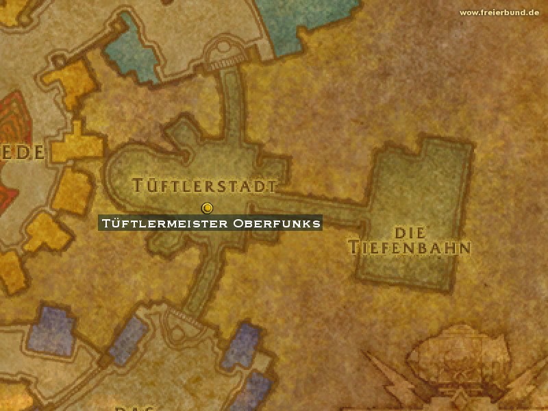 Tüftlermeister Oberfunks (Tinkmaster Overspark) Trainer WoW World of Warcraft 