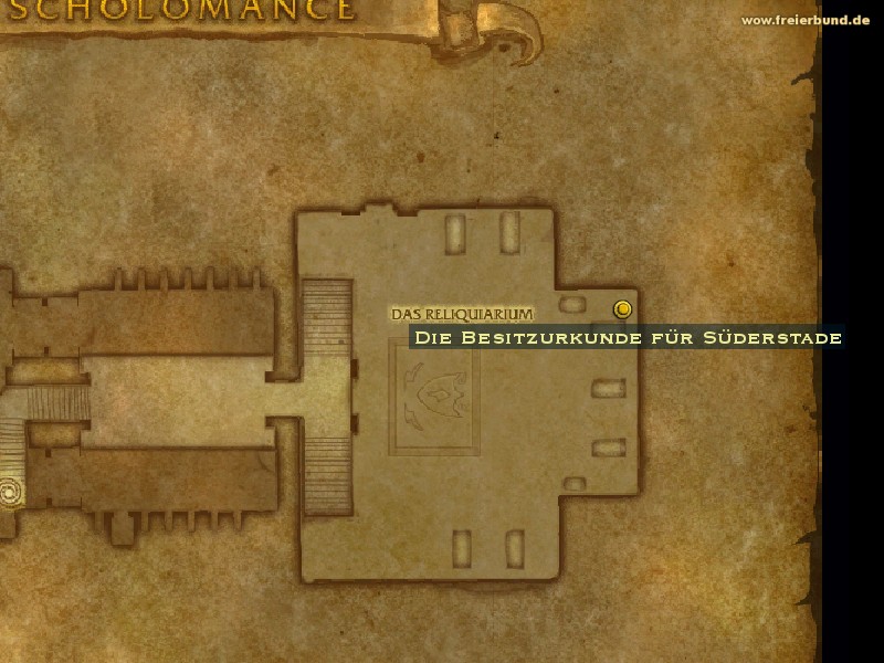 Die Besitzurkunde für Süderstade (The Deed to Southshore) Quest-Gegenstand WoW World of Warcraft 