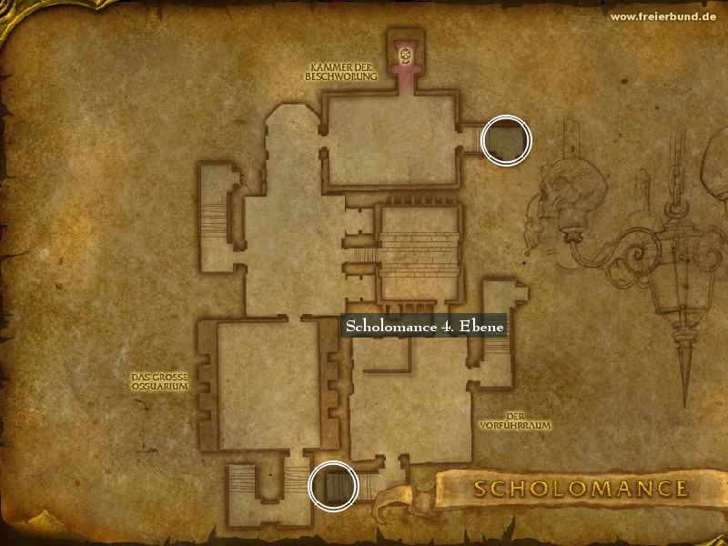 Scholomance 4. Ebene (Scholomance 4. Level) Landmark WoW World of Warcraft 