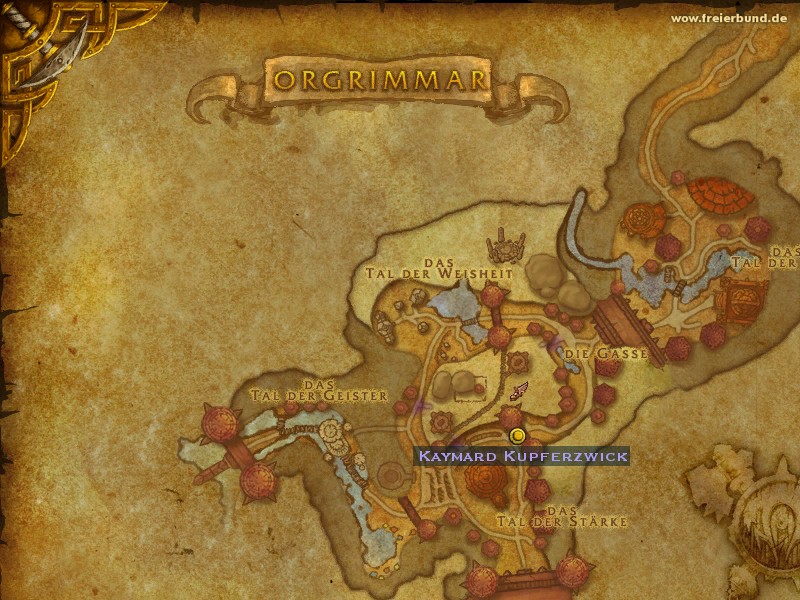 Kaymard Kupferzwick (Kaymard Copperpinch) Quest NSC WoW World of Warcraft 