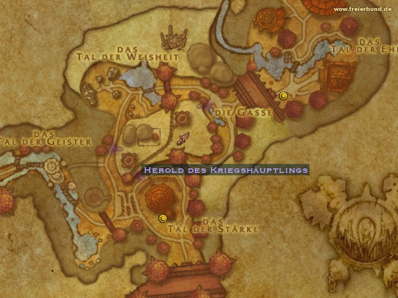 Herold des Kriegshäuptlings (Warchief's Herald) Quest NSC WoW World of Warcraft 