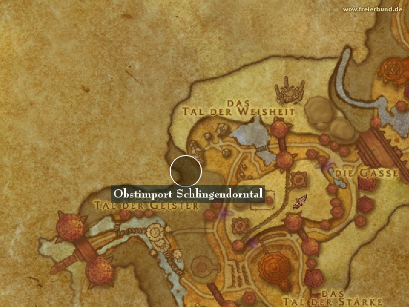 Obstimport Schlingendorntal (Stranglethorn Imported Fruits) Landmark WoW World of Warcraft 
