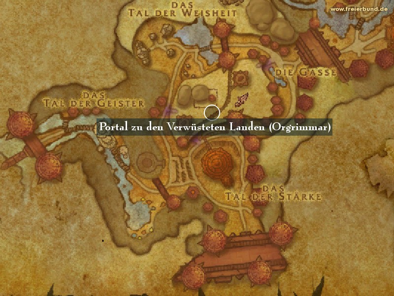 Portal zu den Verwüsteten Landen (Orgrimmar) (Portal to Blasted Lands) Landmark WoW World of Warcraft 
