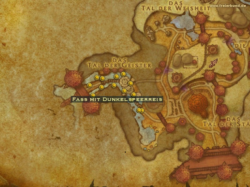 Fass mit Dunkelspeerreis (Barrel of Darkspear Rice) Quest-Gegenstand WoW World of Warcraft 