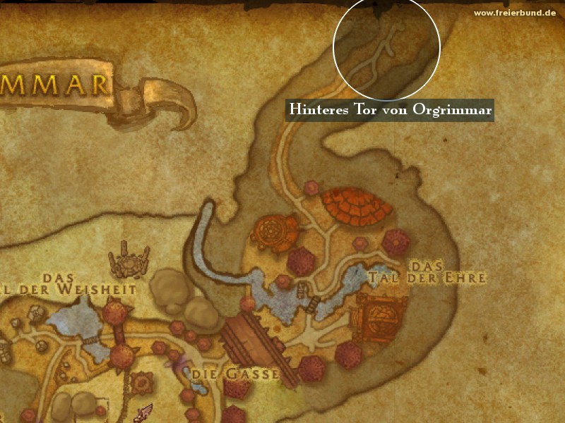 Hinteres Tor von Orgrimmar (Orgrimmar Rear Gate) Landmark WoW World of Warcraft 