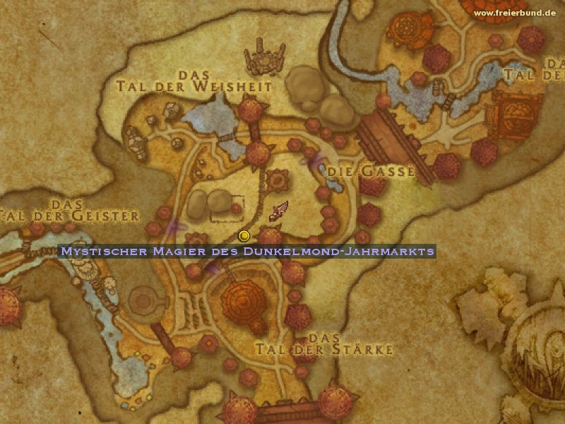 Mystischer Magier des Dunkelmond-Jahrmarkts (Darkmoon Faire Mystic Mage) Quest NSC WoW World of Warcraft 