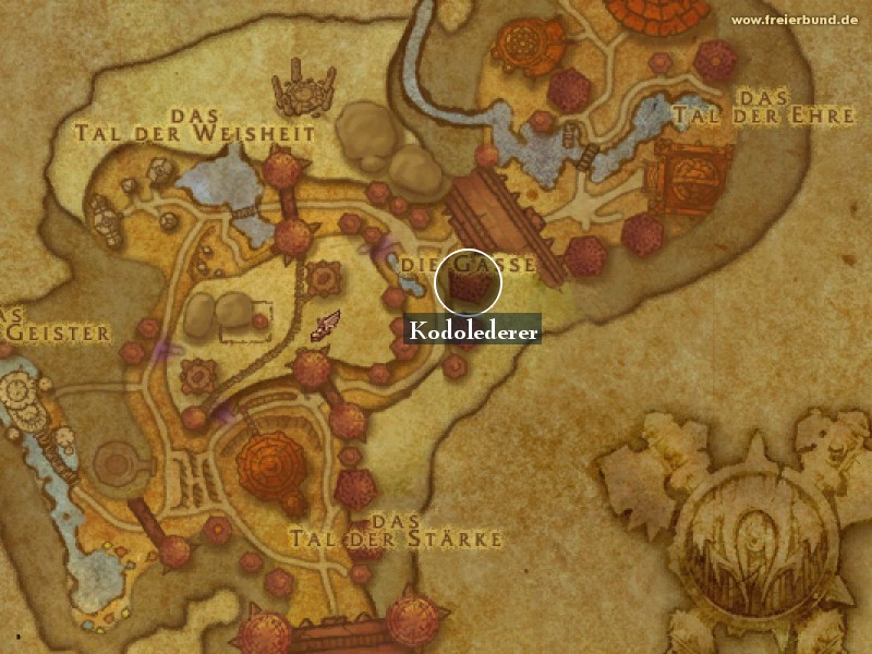 Kodolederer (Kodohide Leatherworks) Landmark WoW World of Warcraft 