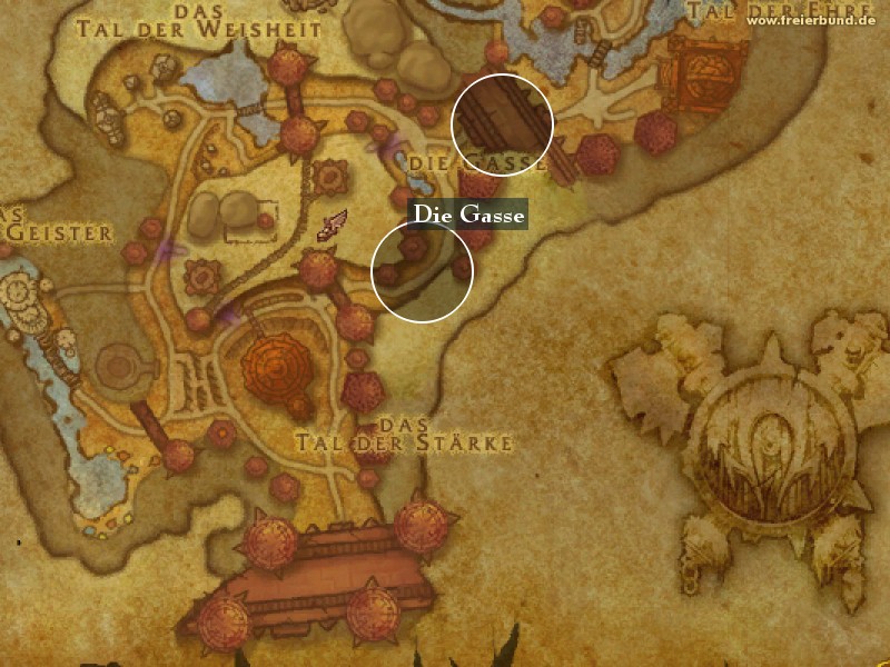 Die Gasse (The Drag) Landmark WoW World of Warcraft 