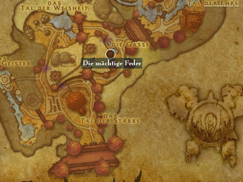 Die mächtige Feder (The mighty Pen) Landmark WoW World of Warcraft 