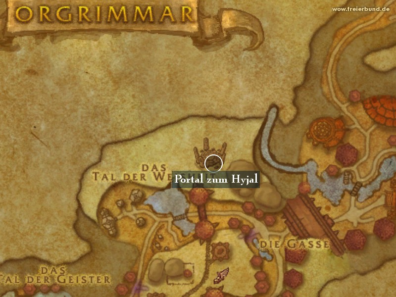 Portal zum Hyjal (Portal to Hyjal) Landmark WoW World of Warcraft 