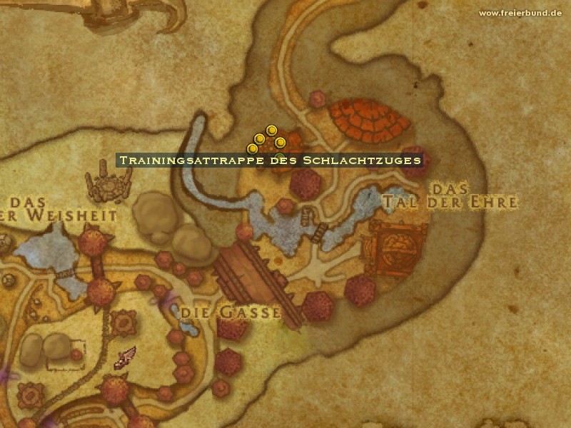 Trainingsattrappe des Schlachtzuges (Raider's Training Dummy) Quest-Gegenstand WoW World of Warcraft 