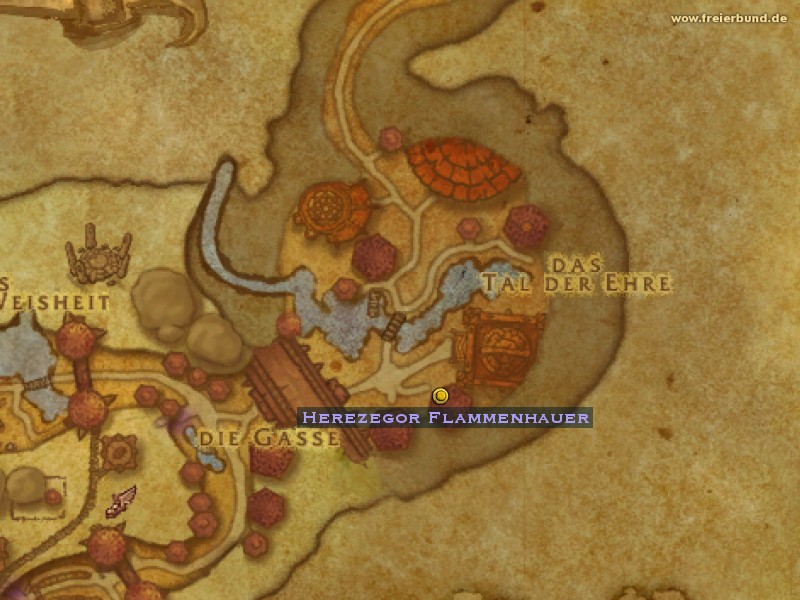 Herezegor Flammenhauer (Herezegor Flametusk) Quest NSC WoW World of Warcraft 