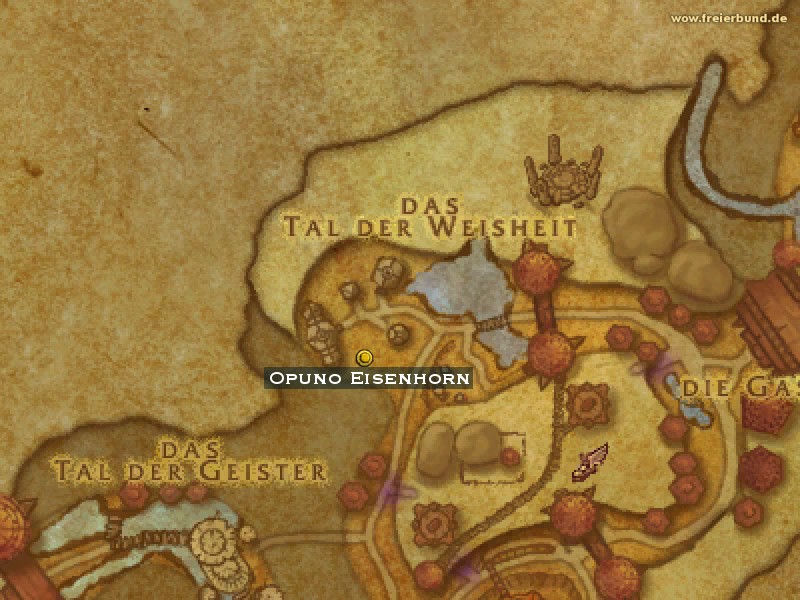 Opuno Eisenhorn (Opuno Ironhorn) Trainer WoW World of Warcraft 