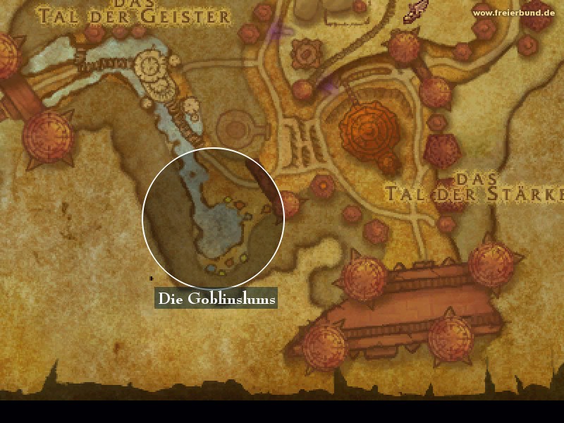 Die Goblinslums (Goblin Slums) Landmark WoW World of Warcraft 
