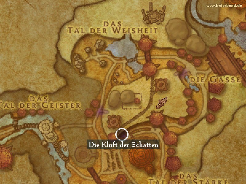 Die Kluft der Schatten (Cleft of Shadow) Landmark WoW World of Warcraft 