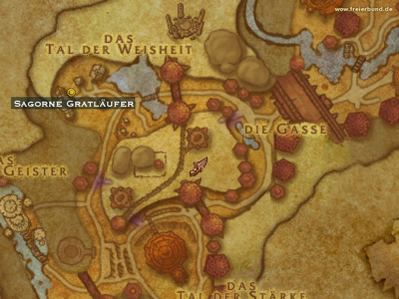 Sagorne Gratläufer (Sagorne Creststrider) Trainer WoW World of Warcraft 