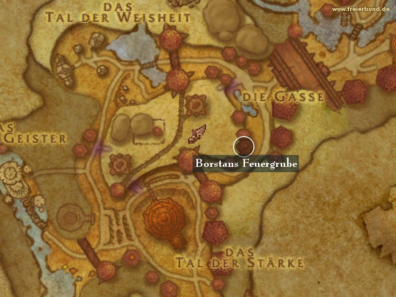 Borstans Feuergrube (Borstan's Firepit) Landmark WoW World of Warcraft 