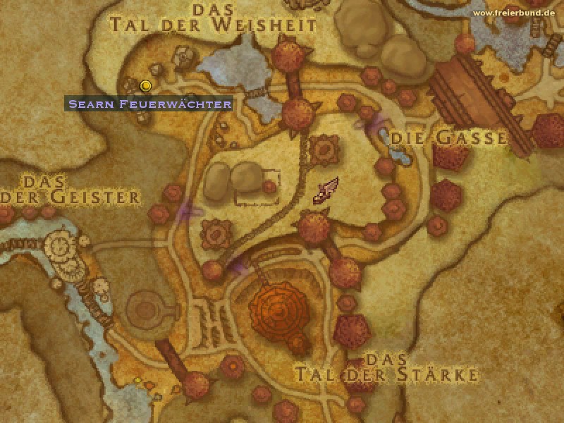 Searn Feuerwächter (Searn Firewarder) Quest NSC WoW World of Warcraft 