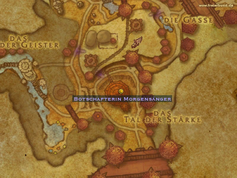 Botschafterin Morgensänger (Ambassador Dawnsinger) Quest NSC WoW World of Warcraft 