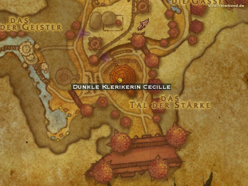 Dunkle Klerikerin Cecille (Dark Cleric Cecille) Trainer WoW World of Warcraft 