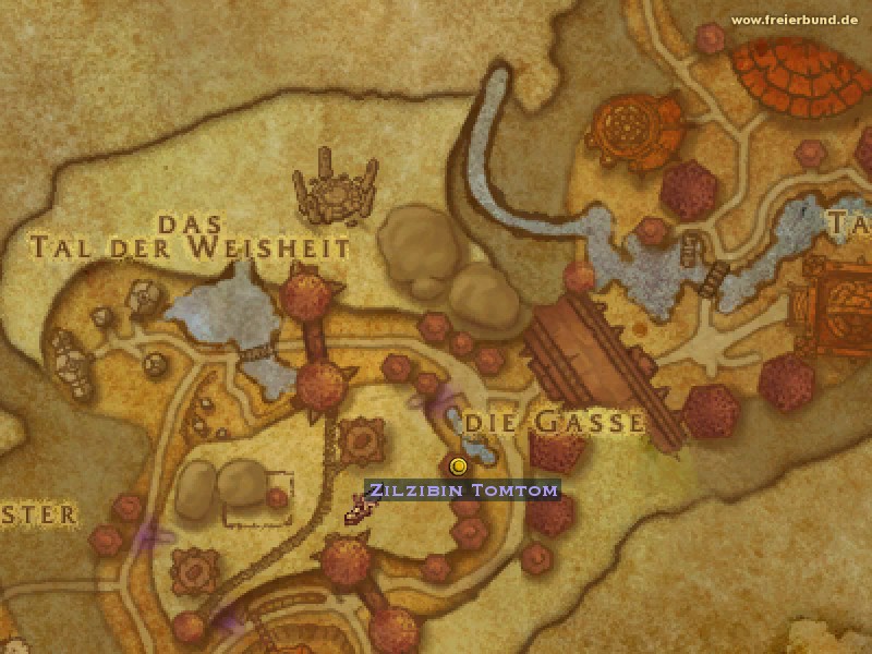 Zilzibin Tomtom (Zilzibin Drumlore) Quest NSC WoW World of Warcraft 