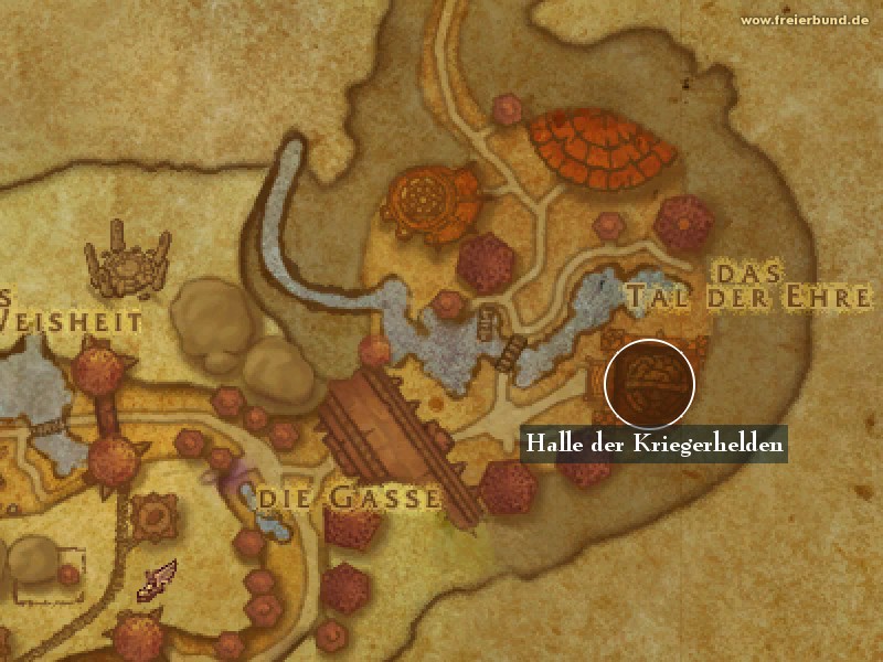 Halle der Kriegerhelden (Hall of the Brave) Landmark WoW World of Warcraft 